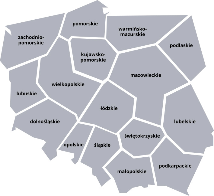 WYBIERZ WOJEWÓDZTWO